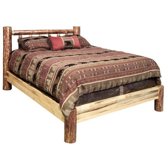 Glacier Country Wood Bed Frame Low Foot