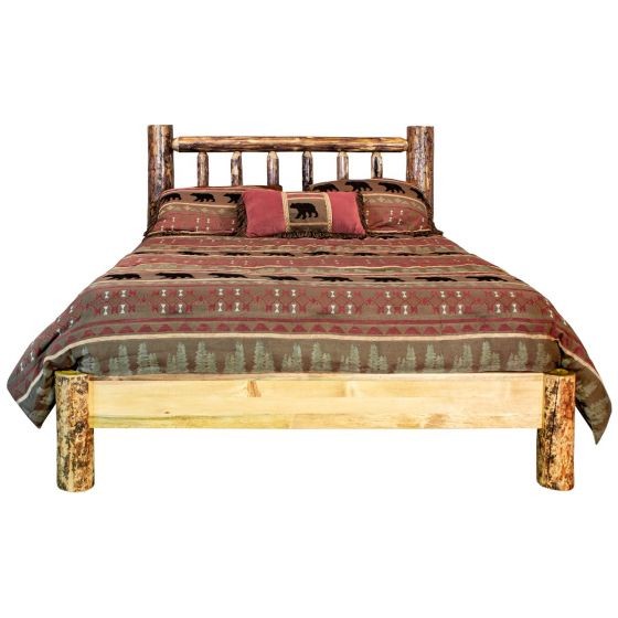 Glacier Country Wood Bed Frame Low Foot