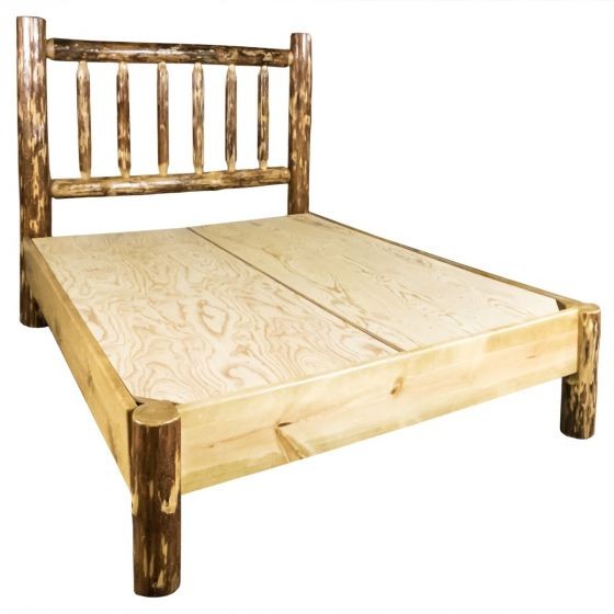 Glacier Country Wood Bed Frame Low Foot