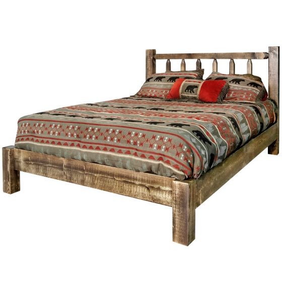 Homestead Wood Bed Frame Low Foot