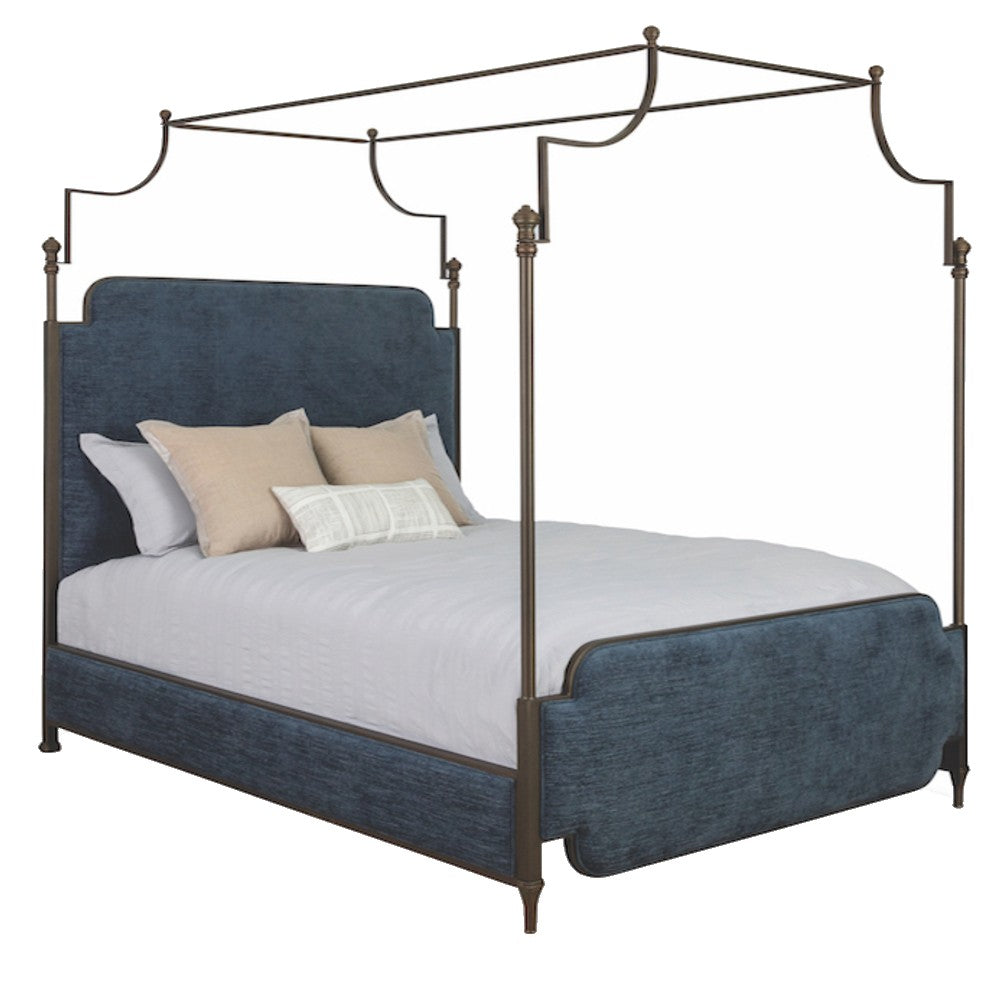 Kenton Upholstered Four Poster Bed