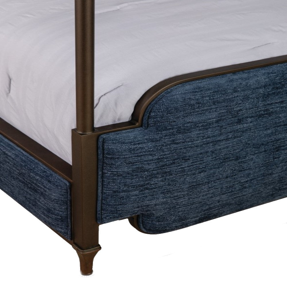 Kenton Upholstered Four Poster Bed