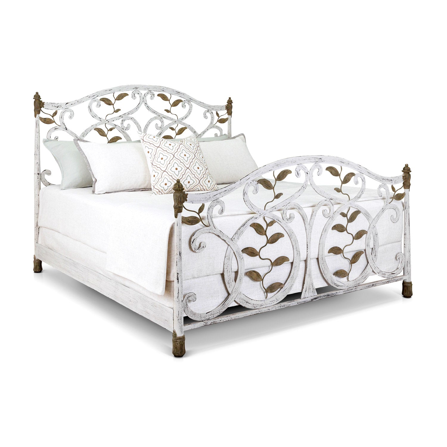 Laurel Cast Iron Bed Frame