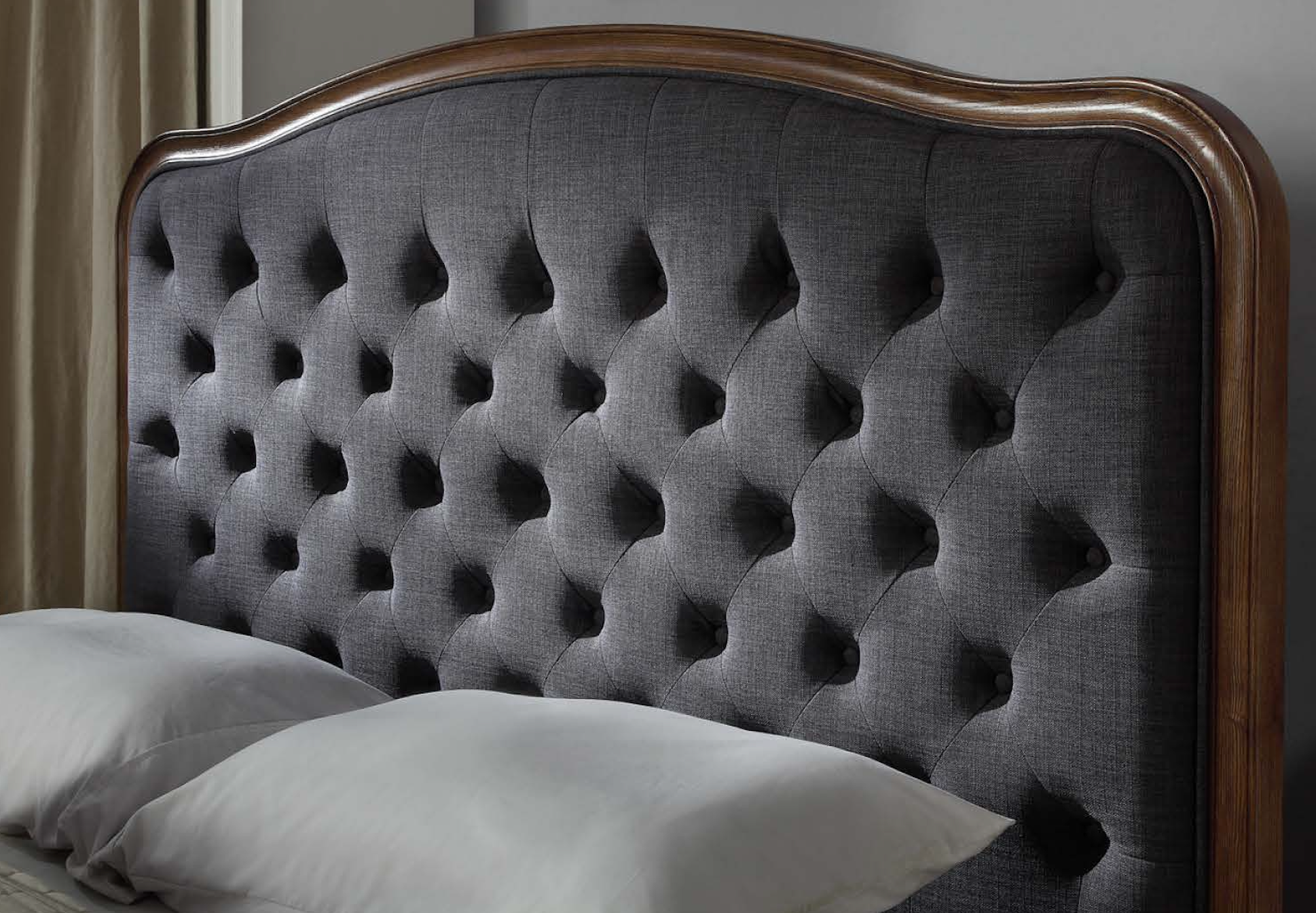 Magnolia Upholstered Bed with Storage Option