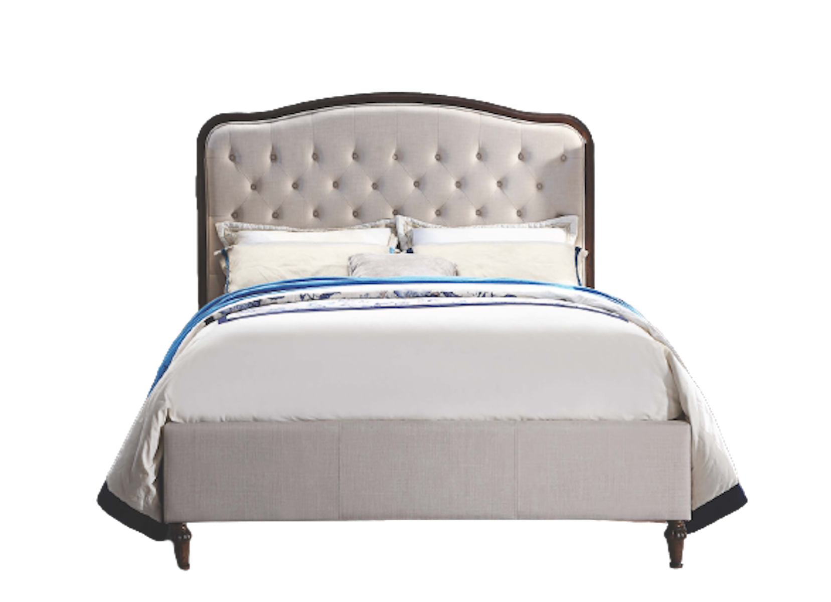 Magnolia Upholstered Bed with Storage Option