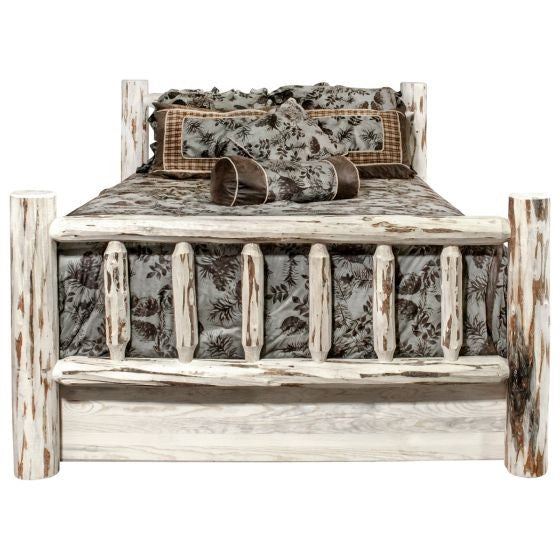 Montana Wood Bed Frame With Drawers