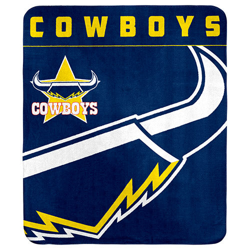North Queensland Cowboys Polar Fleece Throw