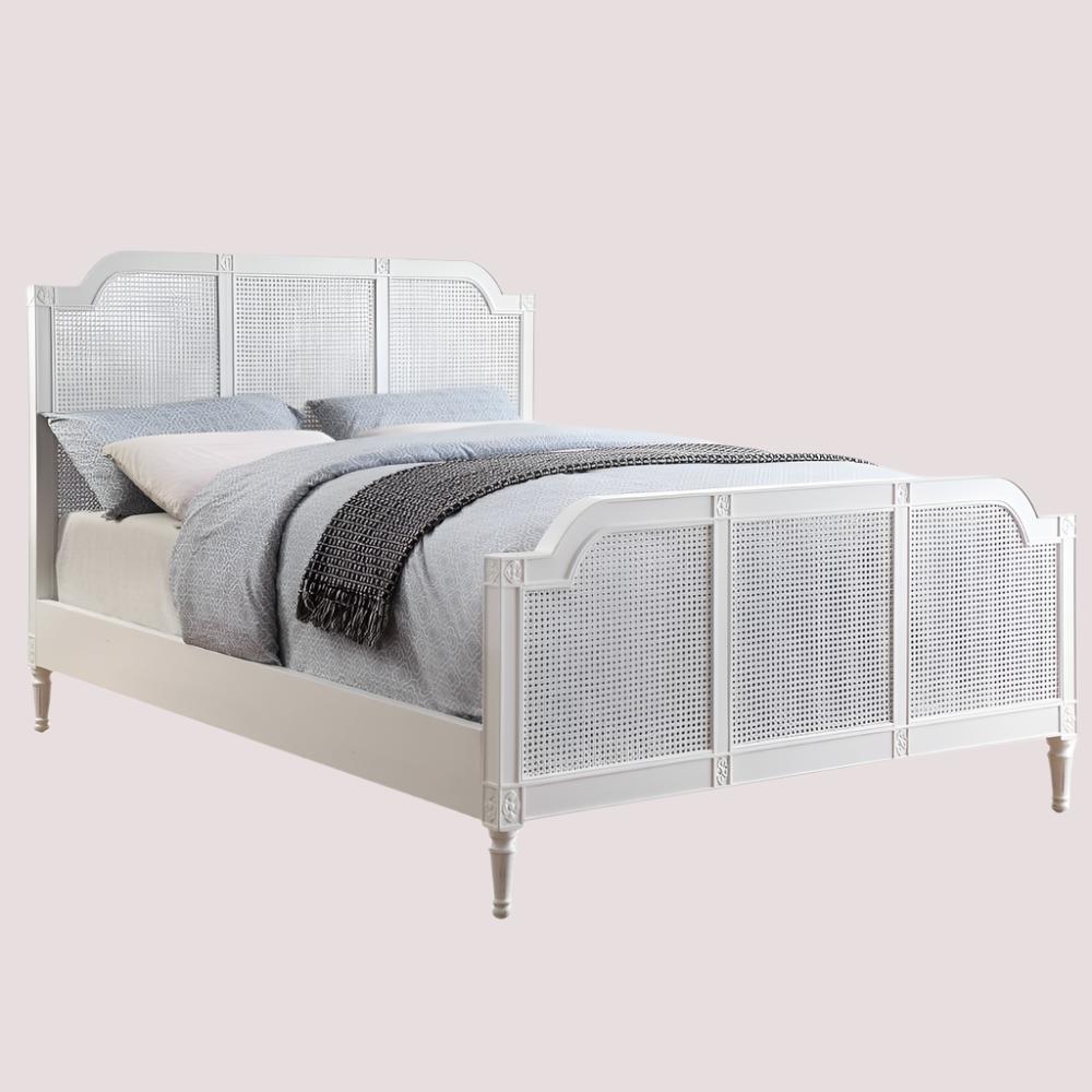 Loire Rattan and Wood Bed Frame