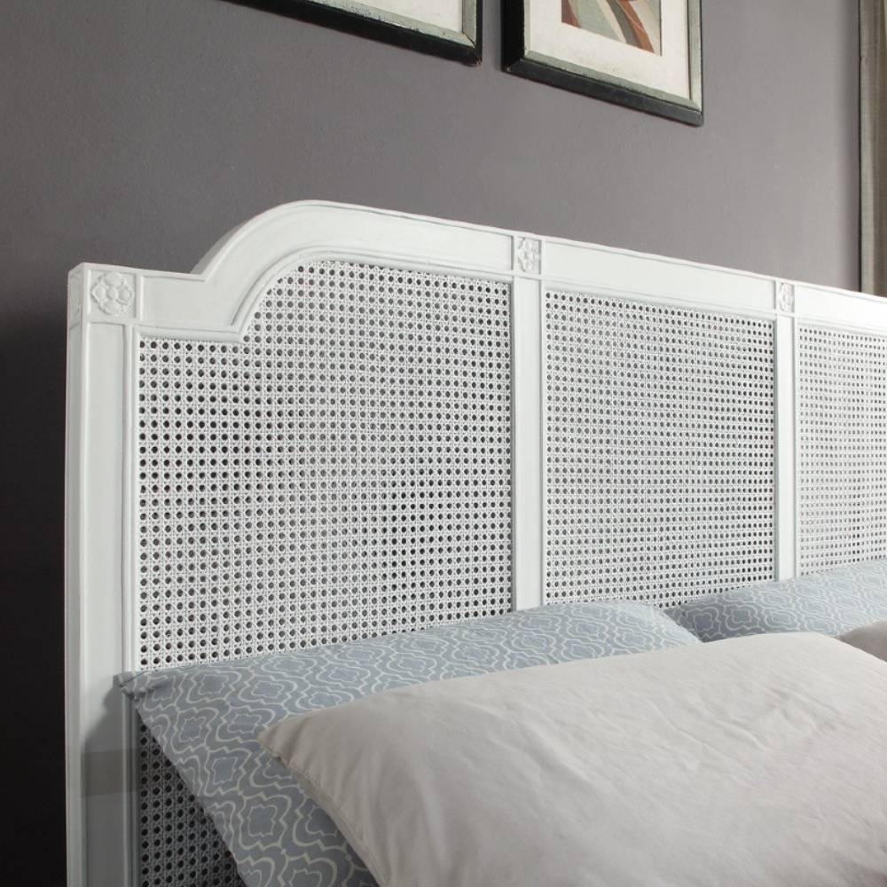 Loire Rattan and Wood Bed Frame