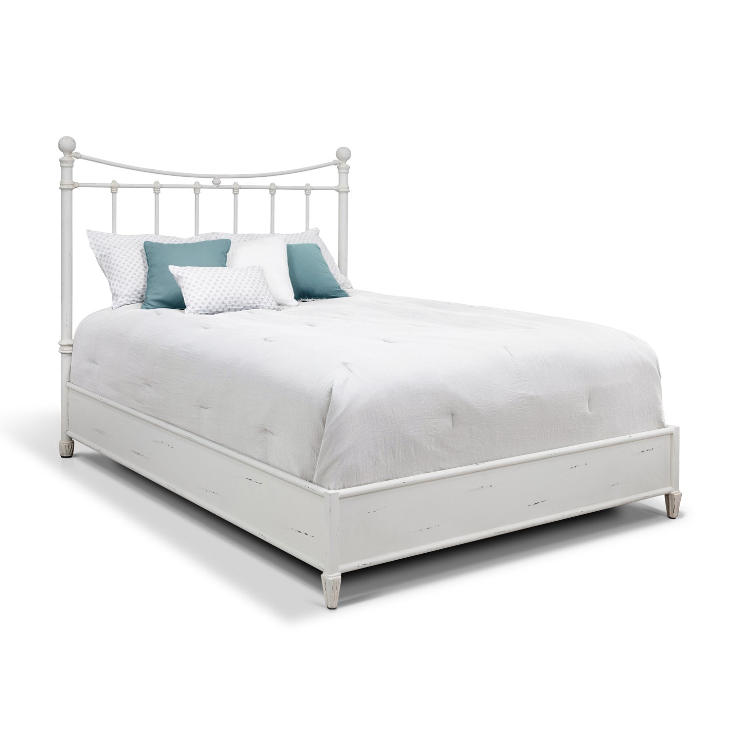 Quati Cast Iron Bed Frame with Surround Frame