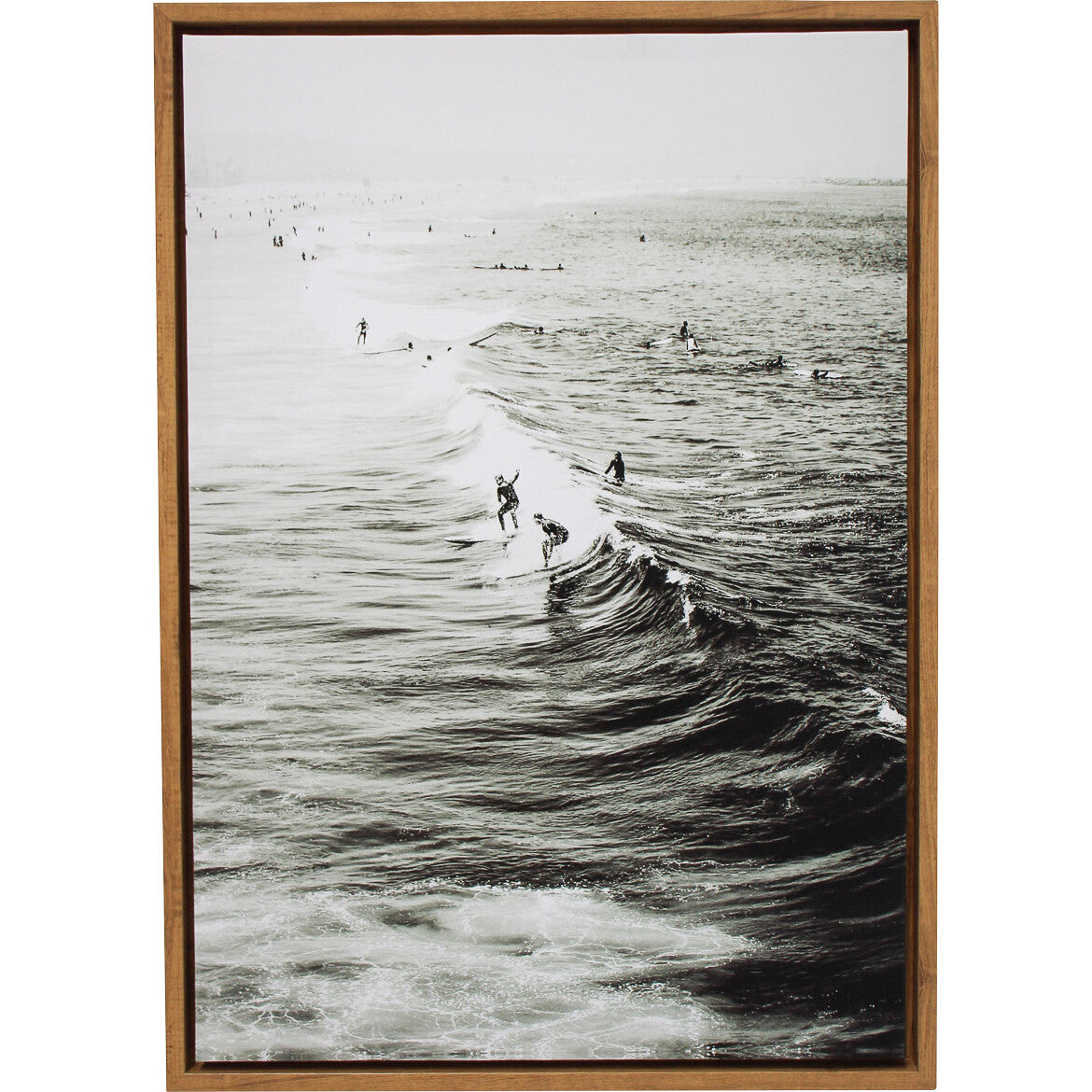 Riding The Wave Print on Canvas
