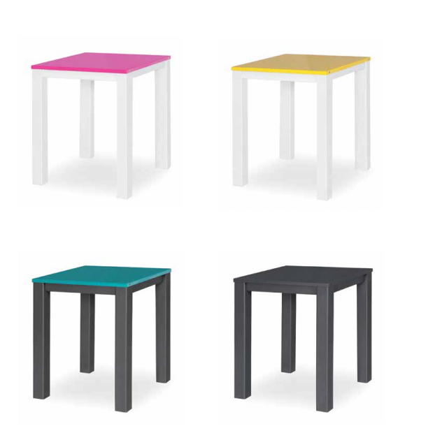 Colourful Metal Bedside Table