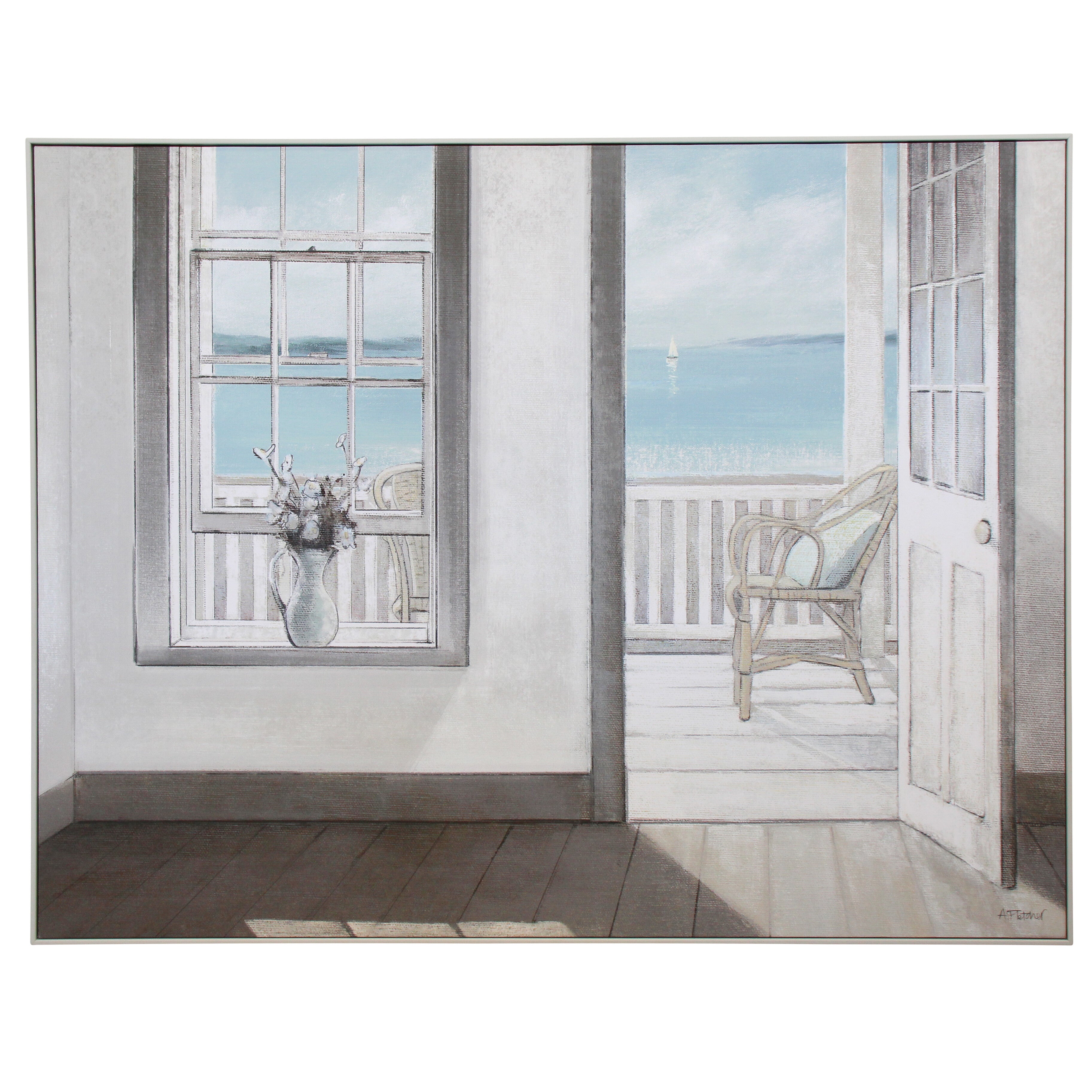 Summer Breeze Watercolour Print on Canvas
