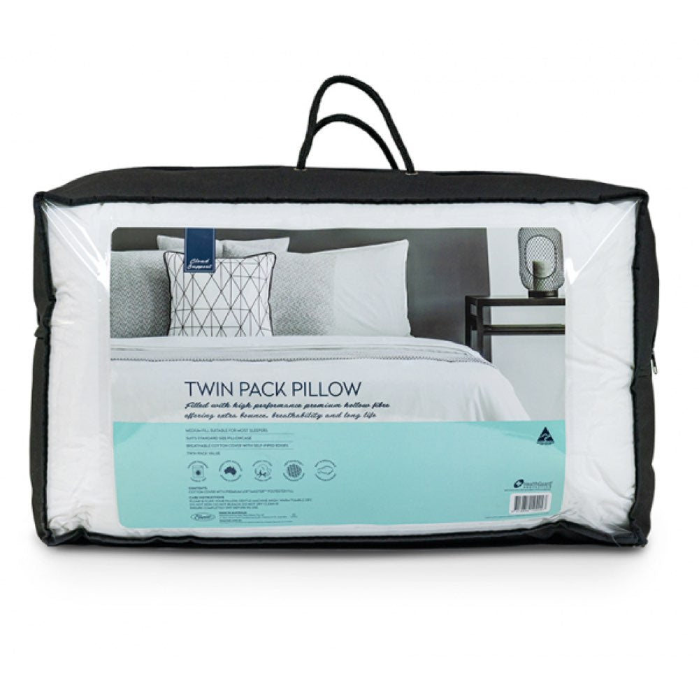 Cloud Support Twin Pack Pillows