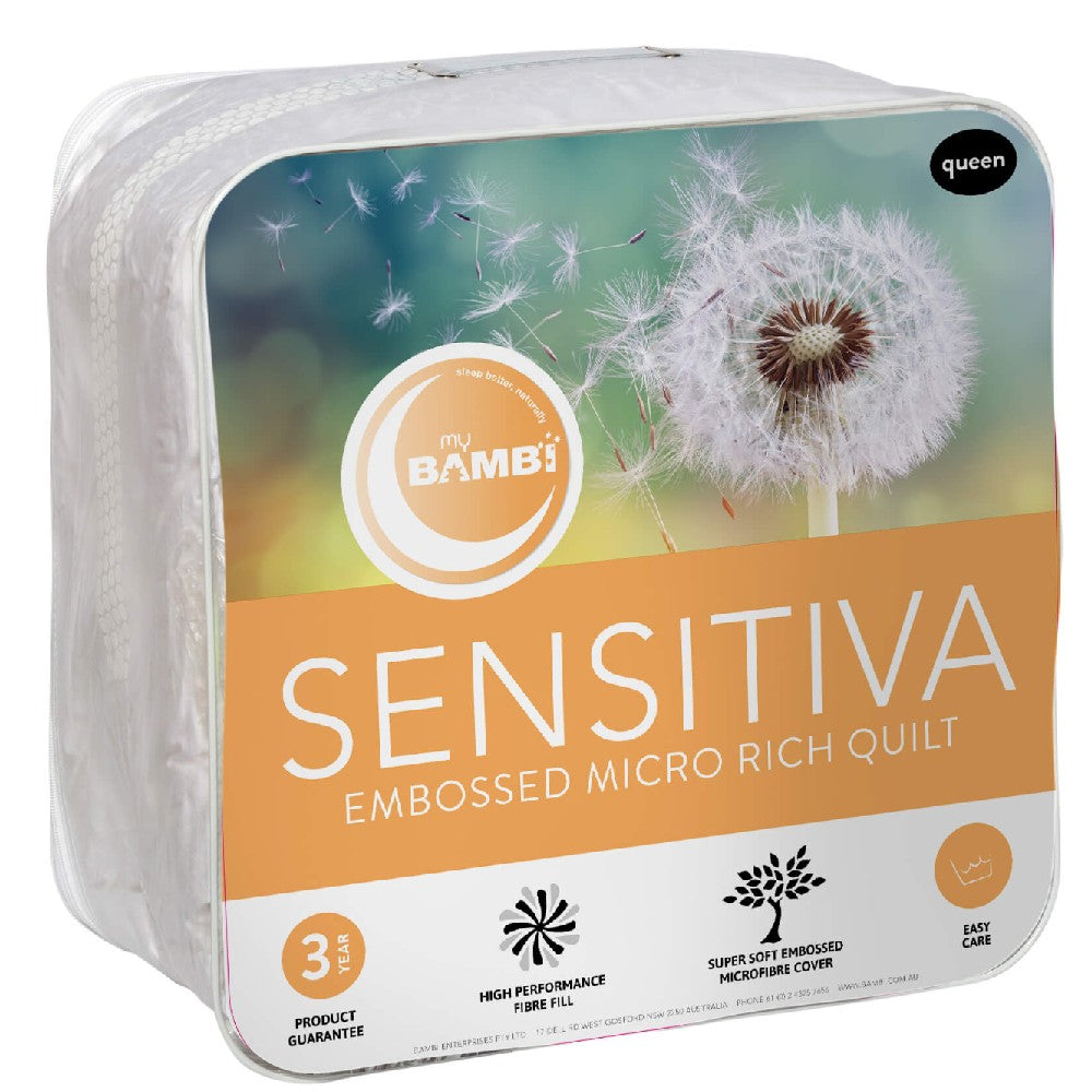 Sensitiva Embossed Micro Rich Quilt
