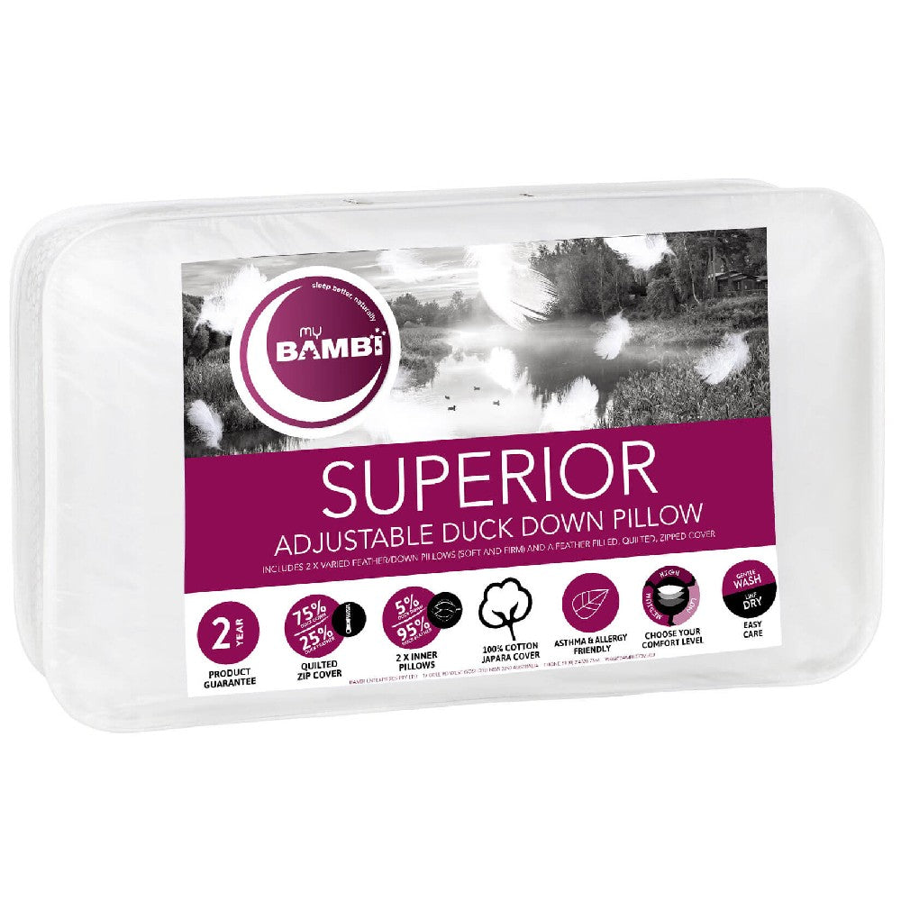 Superior Feather and Down Pillow