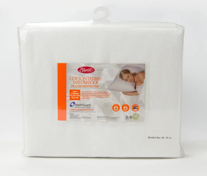 Cotton Terry Waterproof Pillow Protector