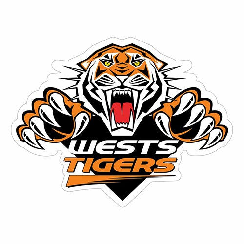 Wests Tigers Tigers Logo Sticker