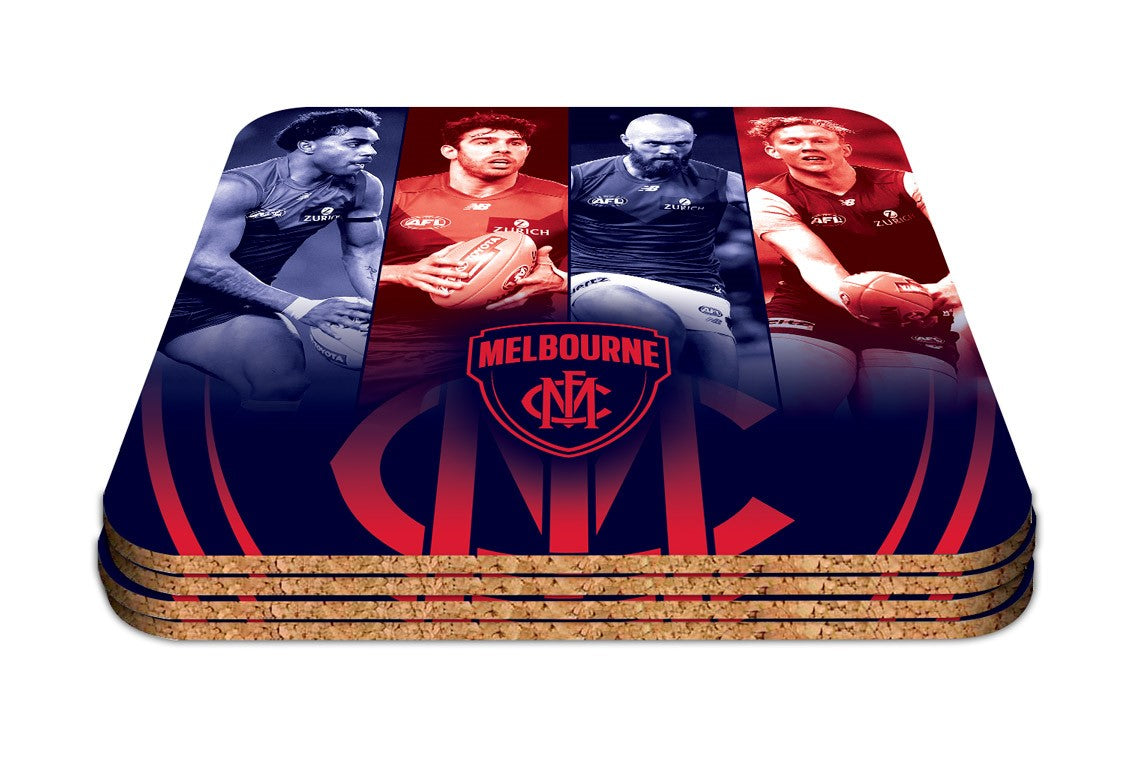 Melbourne Demons 4 Player Design Pack of 4 Coasters