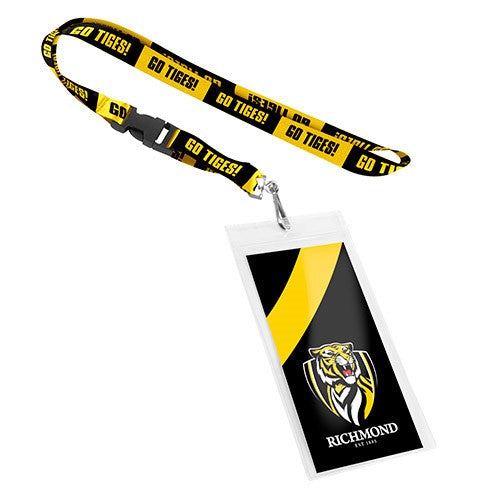 Richmond Tigers Lanyard With Pocket