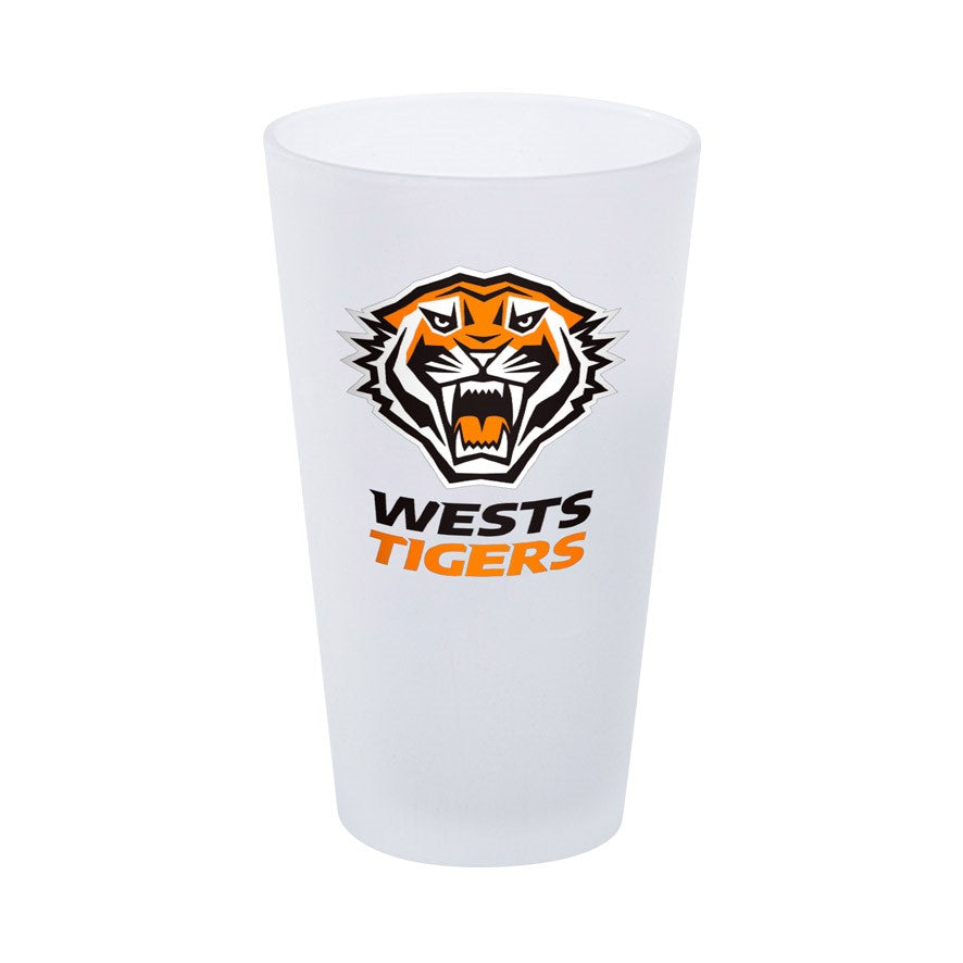 Wests Tigers Tigers Frosted Glass
