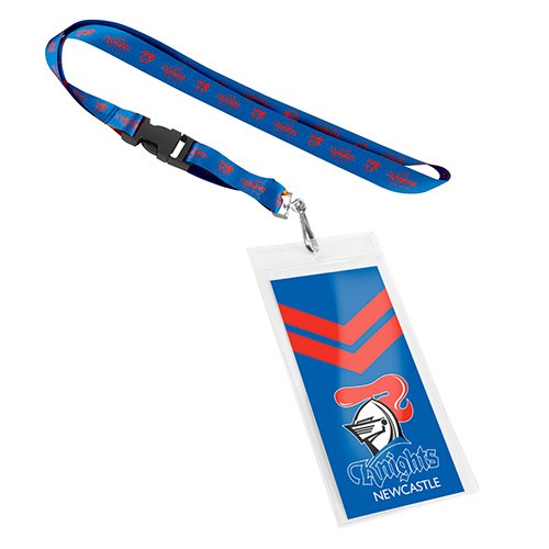 Newcastle Knights Lanyard W Pocket