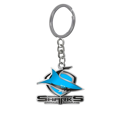 Cronulla Sharks Enamel Logo Keyring