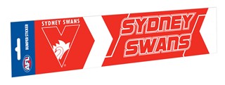 AFL Sydney Swans Bumper Sticker - Image