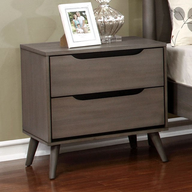 Lennart Bedside Table - Grey