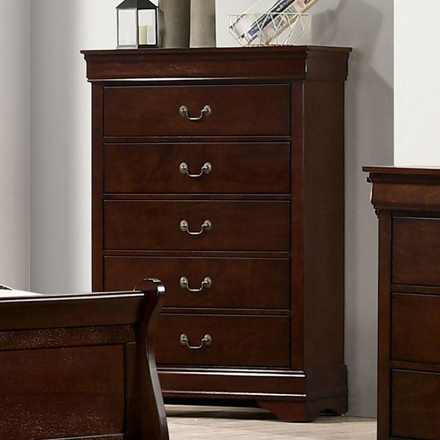 Louis Philippe Chest Of Drawers - Cherry