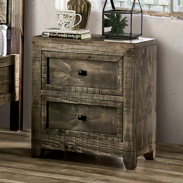 Oakridge Bedside Table - Ash Brown