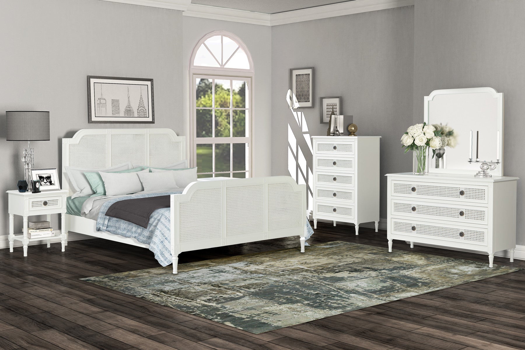 Paloma Dressing Table and Mirror