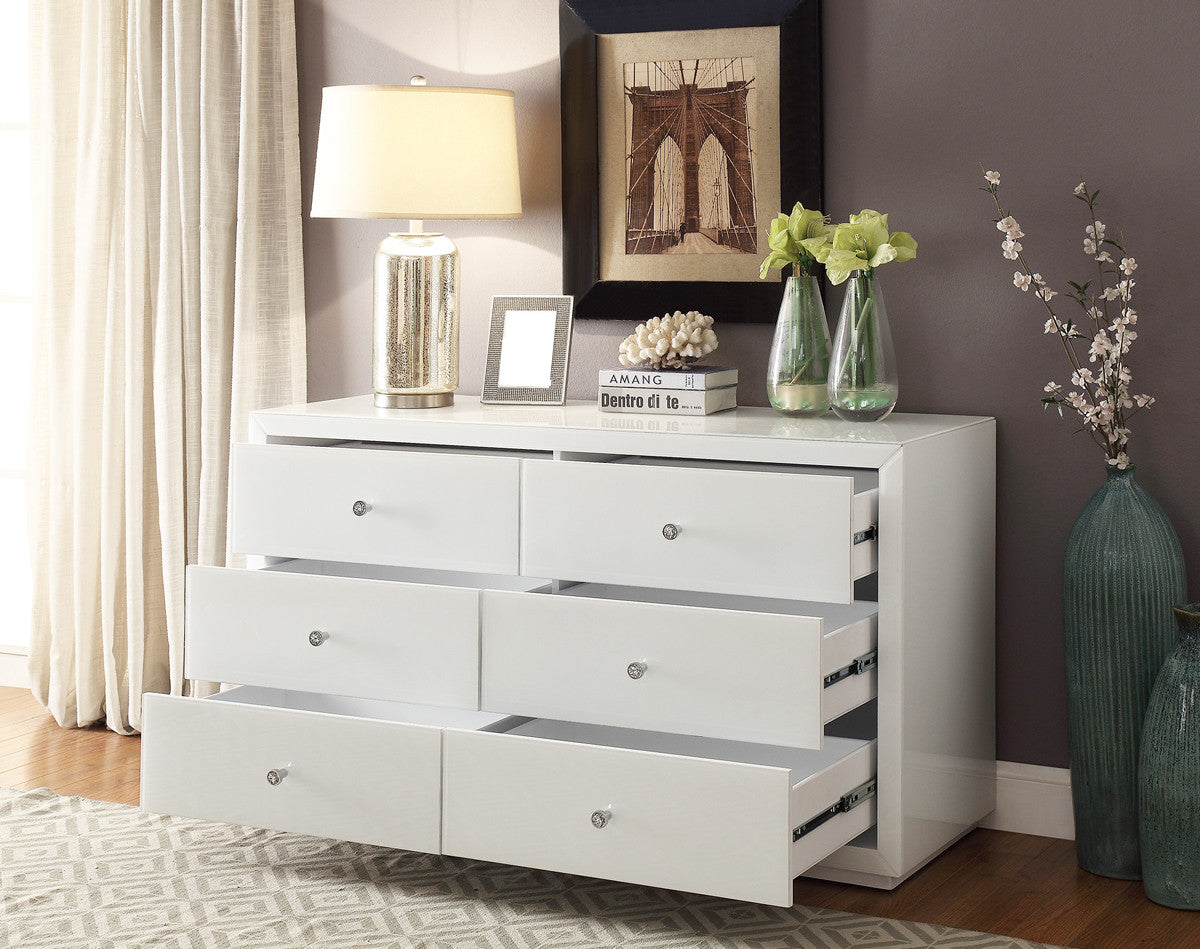 Boulevard Dressing Table - White