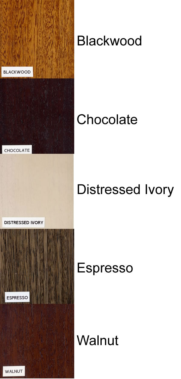 Timber Stain Colour Chart