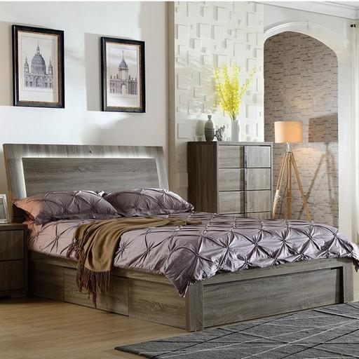 New York Wood Bed Frame - Mocha