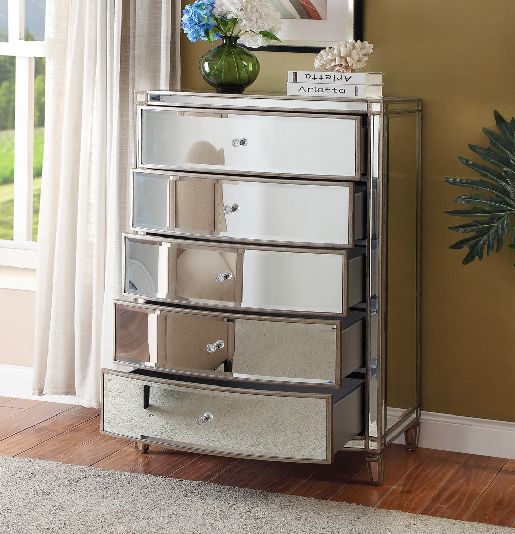 Rochelle Mirrored Tallboy