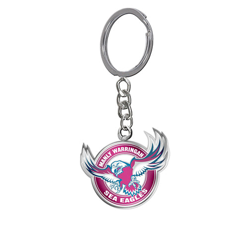 Manly Sea Eagles Enamel Logo Keyring