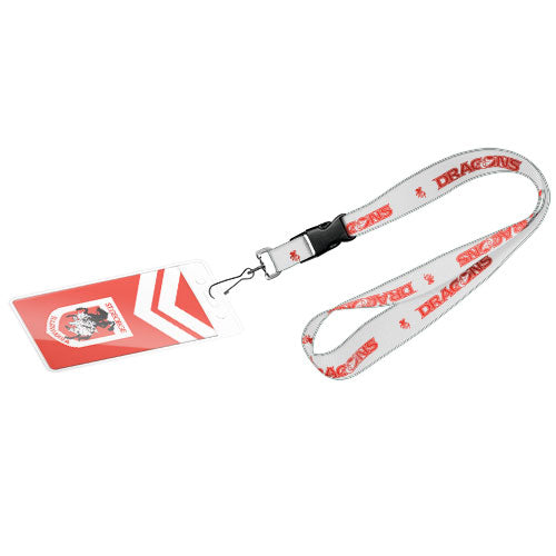 St George Illawarra Dragons Lanyard W Pocket