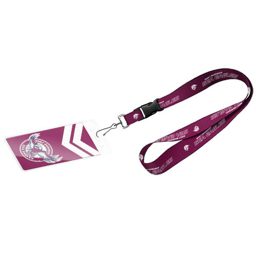 Manly Sea Eagles Lanyard W Pocket