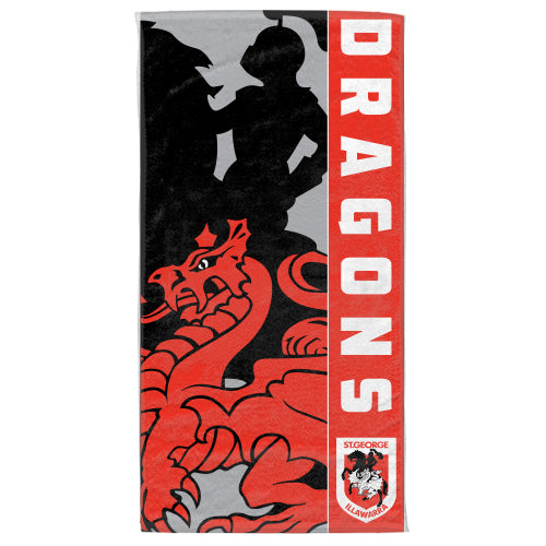 St George Illawarra Dragons Beach Towel
