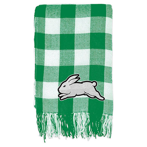 South Sydney Rabbitohs Tartan Throw