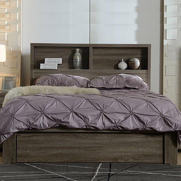 Sicily Wood Bed Frame - Mocha