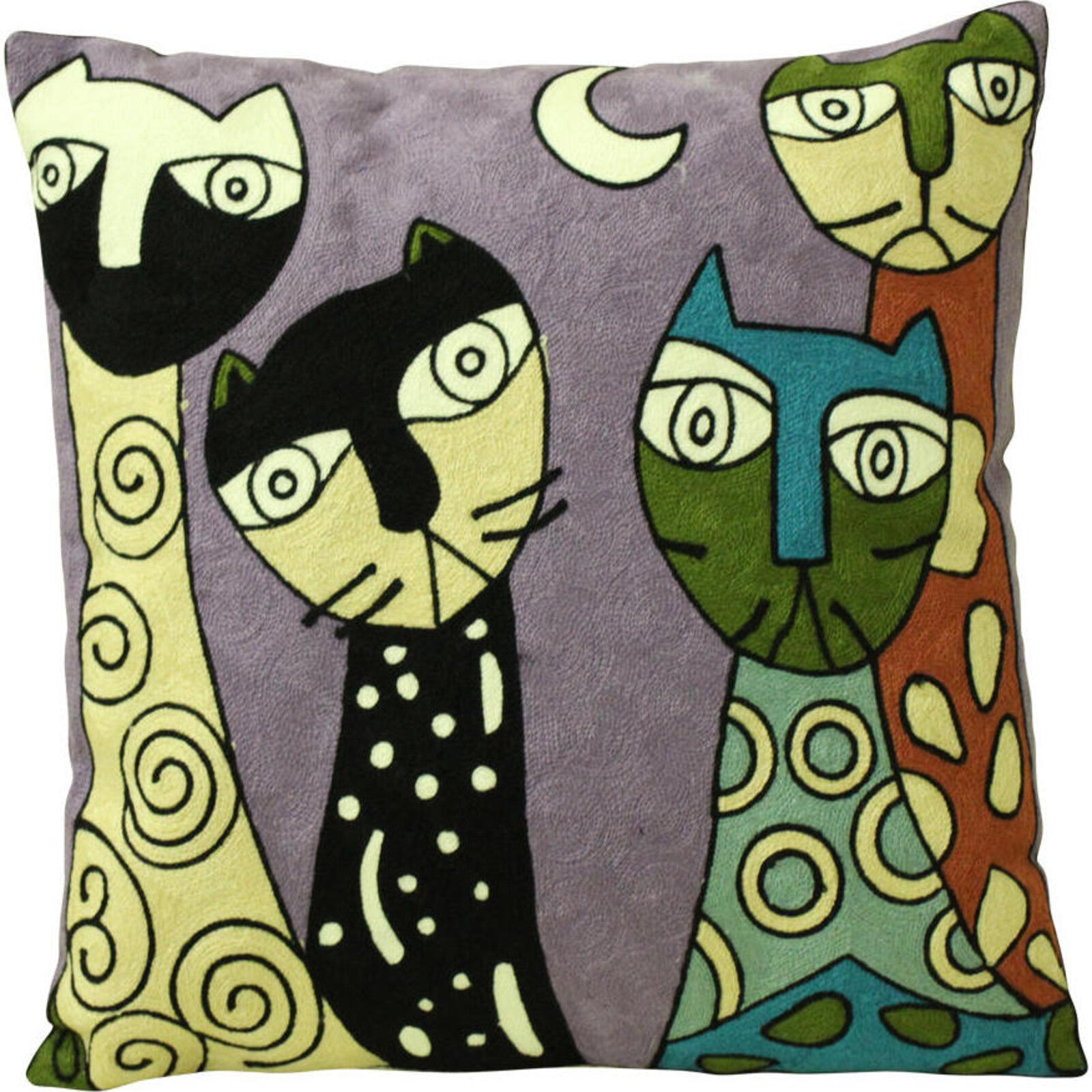 Picasso Cat Square Cushion