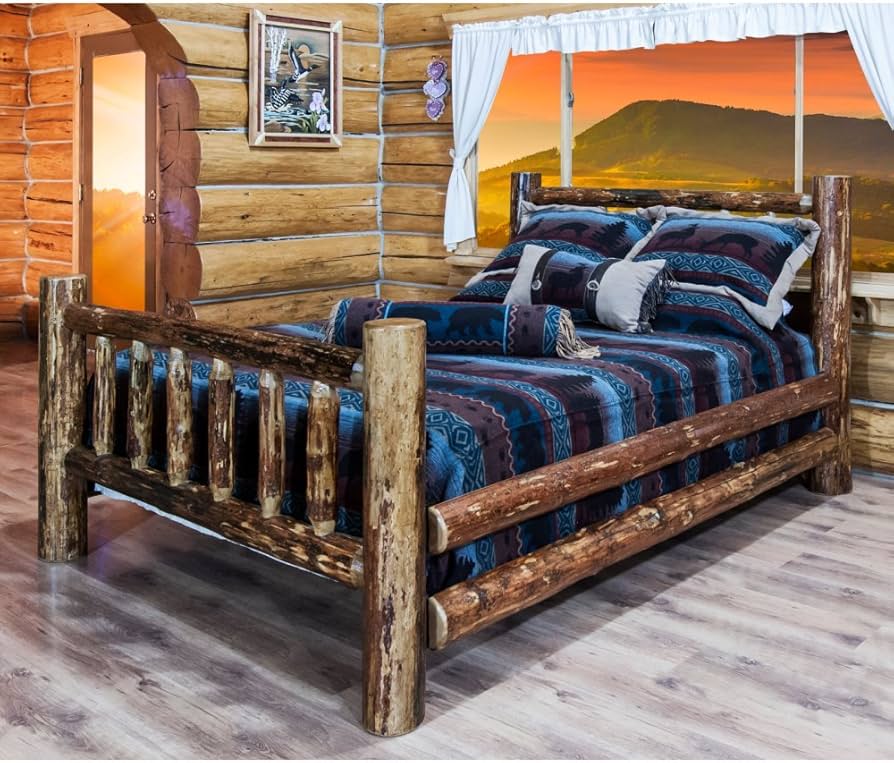 Glacier Country Wood Bed Frame