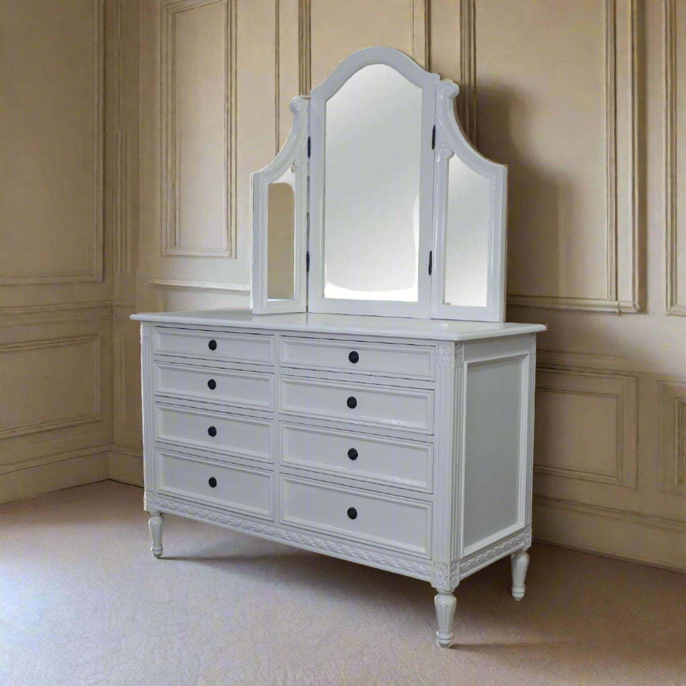 Andorra Dressing Table with Mirror