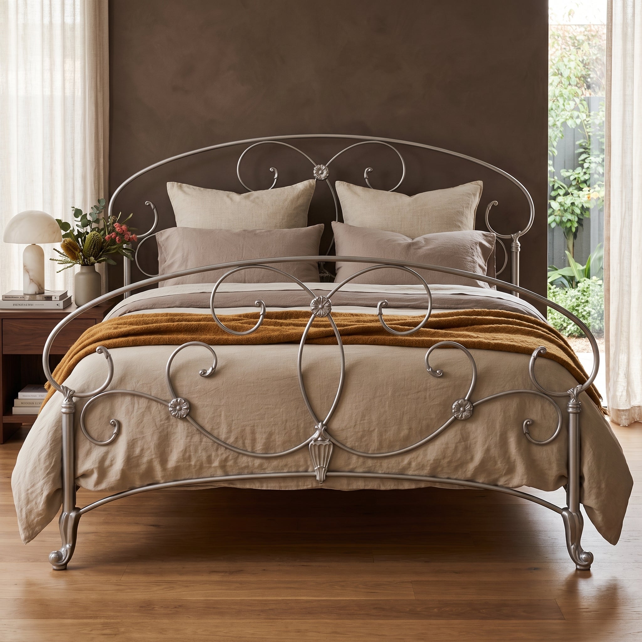 Aroona Cast Iron Bed Frame