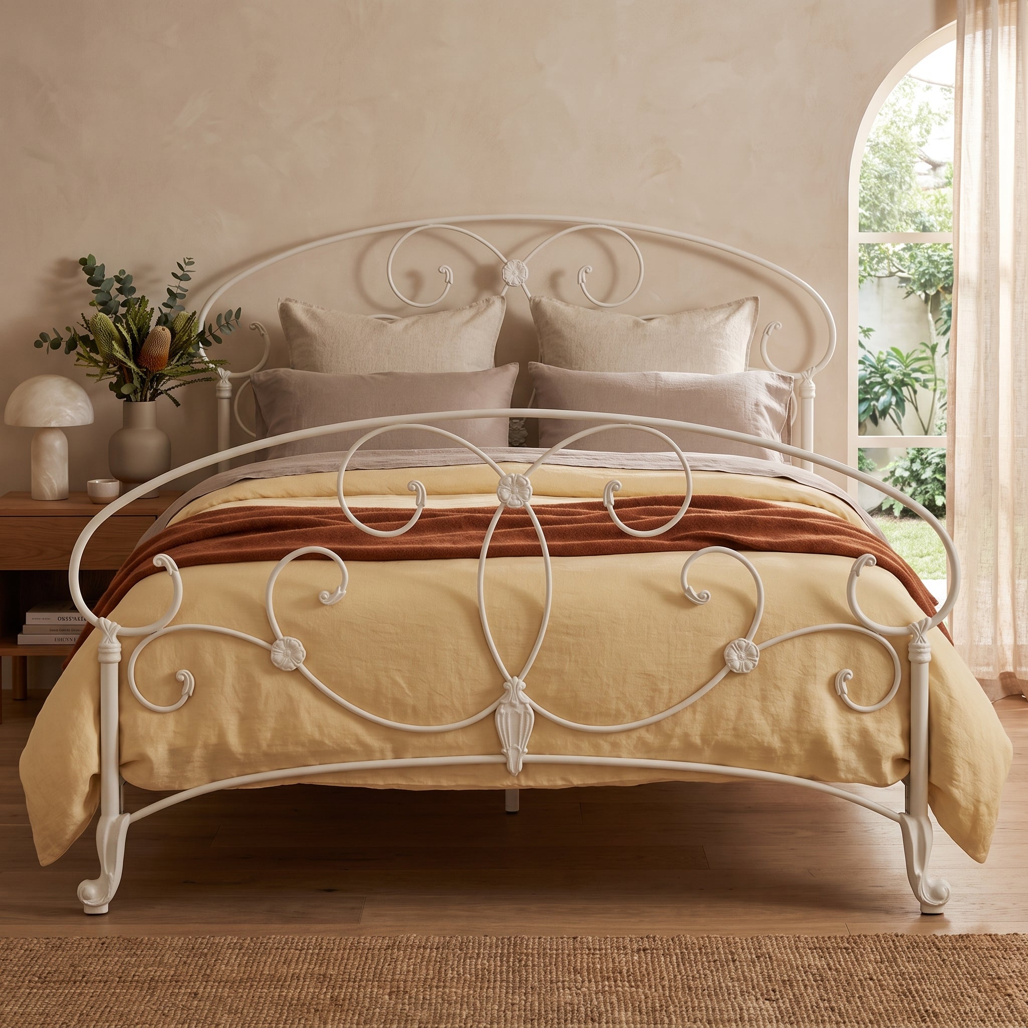 Aroona Cast Iron Bed Frame