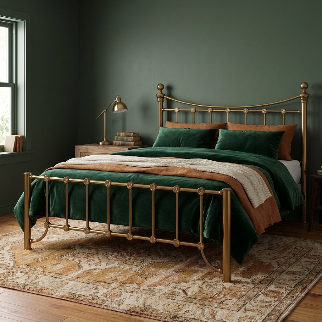 Arrino Brass Bed Frame