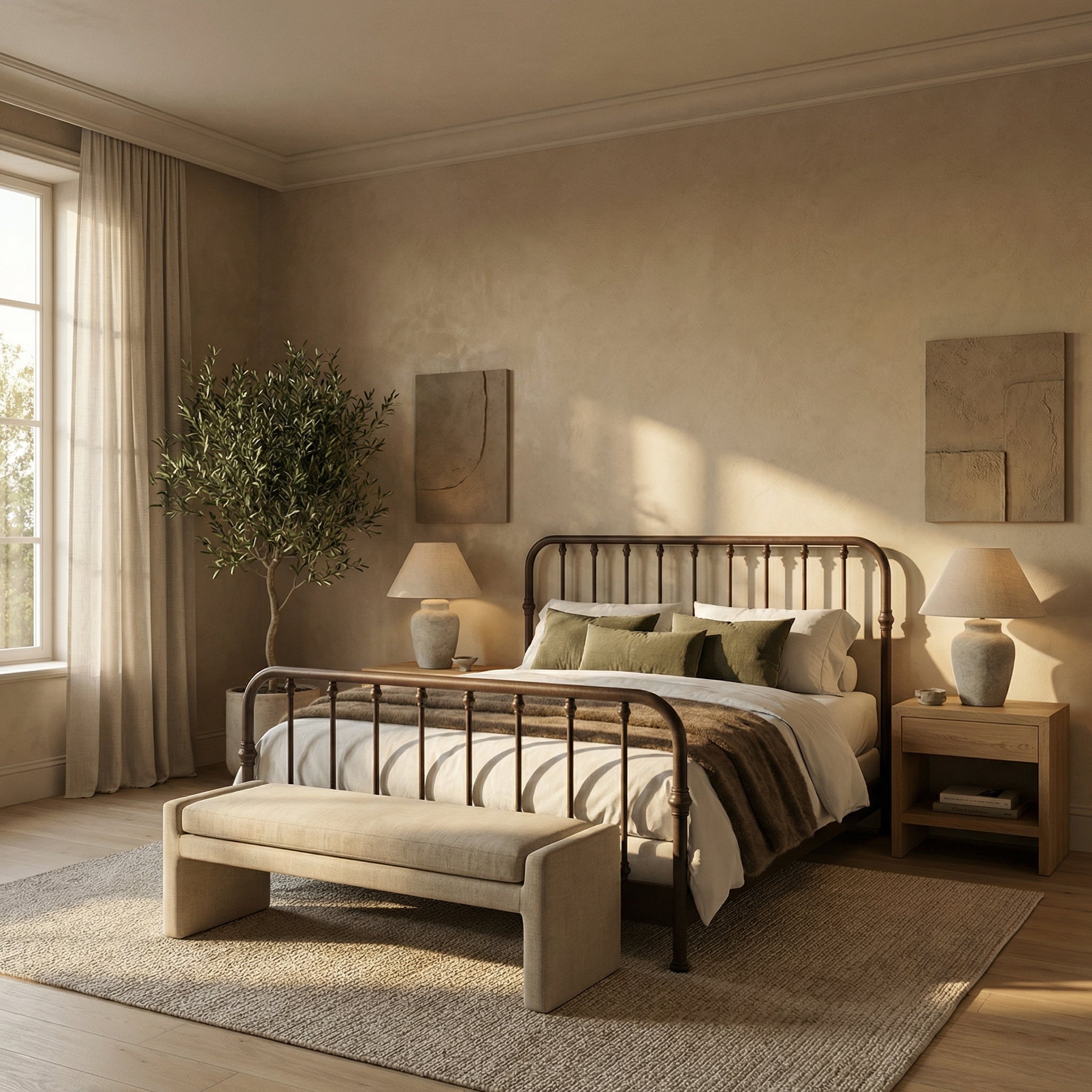 Artem Cast Iron Bed Frame