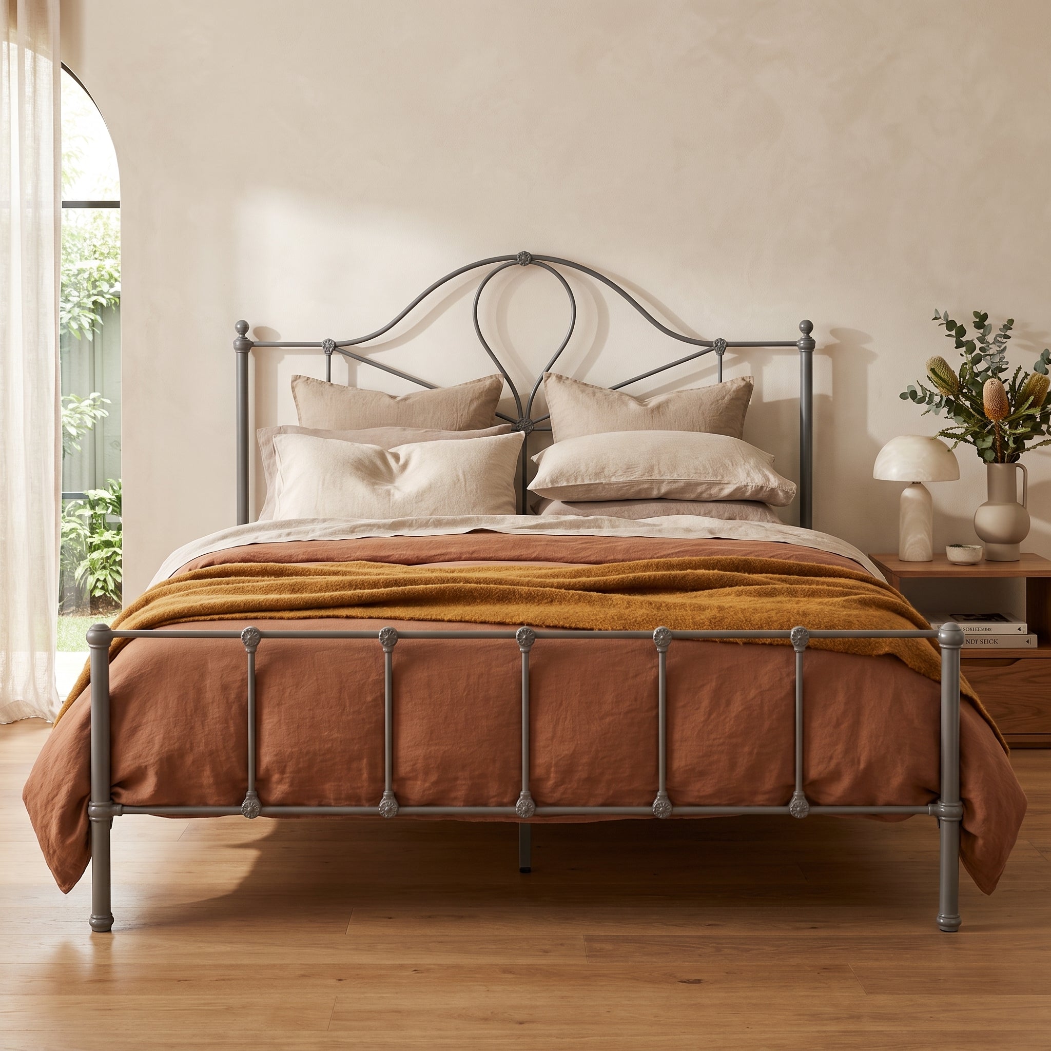 Arthur Cast Iron Bed Frame